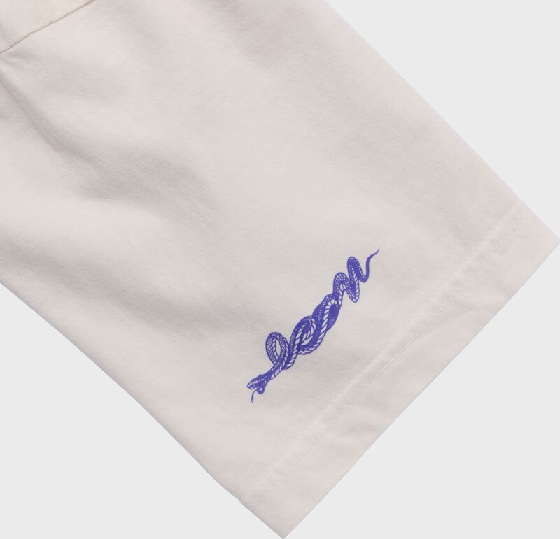 Rawlings Icon Snake Tee, Vintage White, Adult S